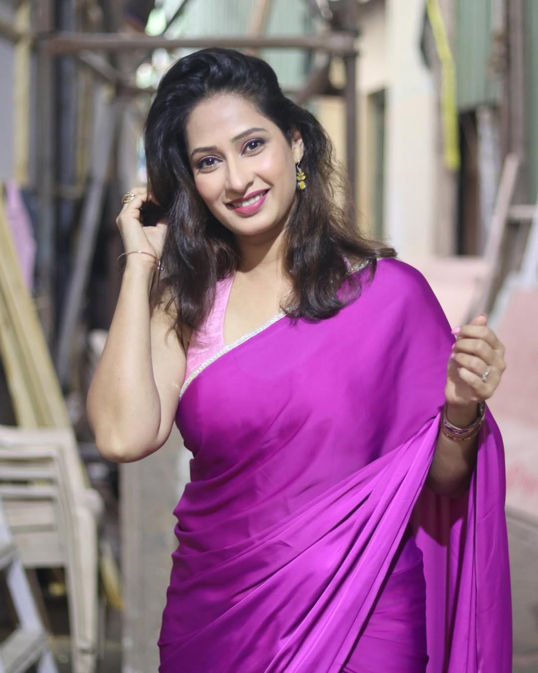 Shantanu Moghe Priya Marathe Candid Photos
