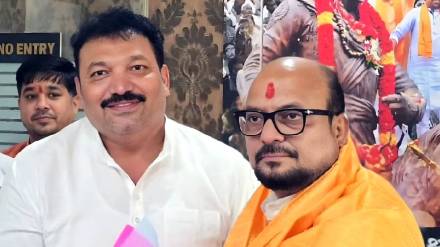 Former BJP MLA from Amalner Shirish Chaudhary joins the party