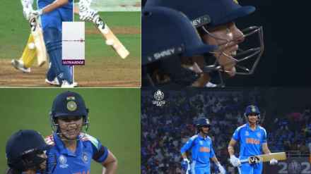 Smriti Mandhana Controversial Wicket She Left Stunned by Ultraedge Spike in Caught Behind video Smriti Mandhana Controversial Wicket She Left Stunned by Ultraedge Spike in Caught Behind video