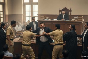 Supreme court Lawyer Try to throw Shoe at CJI BR Gavai