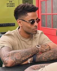 Suryakumar Yadav tattoo on his teammates