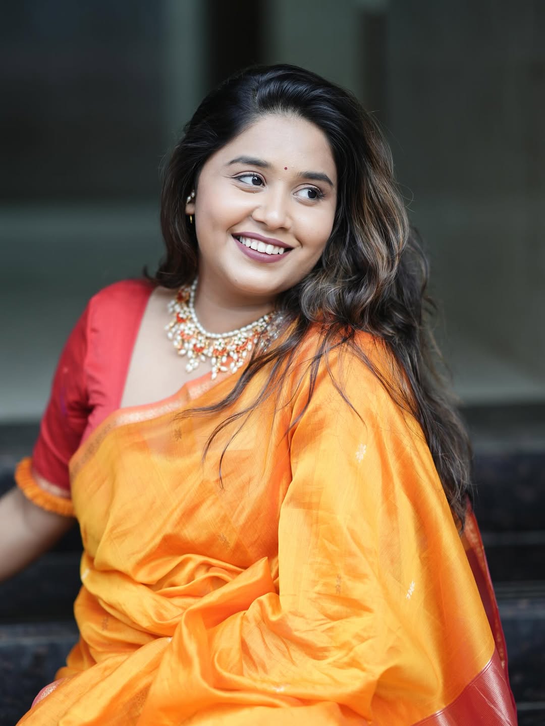 Swanandi Berde Dasara 2025 Saree Look