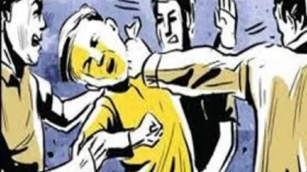 Terror of Bitya goon in Kalyan East Kailasnagar Terror of Bitya goon in Kalyan East Kailasnagar