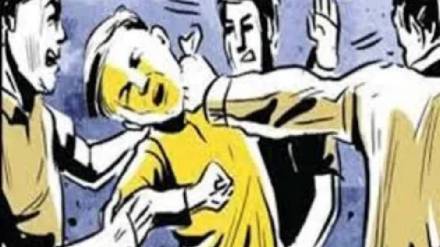 Terror of Bitya goon in Kalyan East Kailasnagar Terror of Bitya goon in Kalyan East Kailasnagar