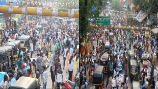 Thane Diwali Shopping Traffic Jam