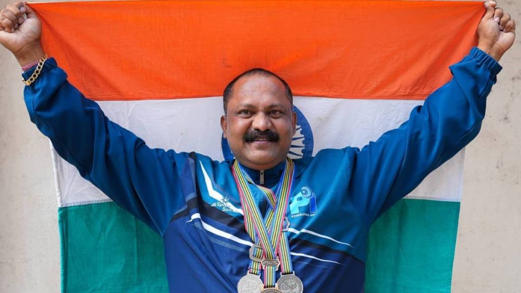 Thane powerlifter vishal umbalkar wins world masters championship south Africa Thane powerlifter vishal umbalkar wins world masters championship south Africa