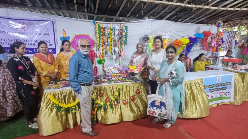 Thane saraswati mandir trust School Launches Student Parent Trade Fair for Diwali 2025