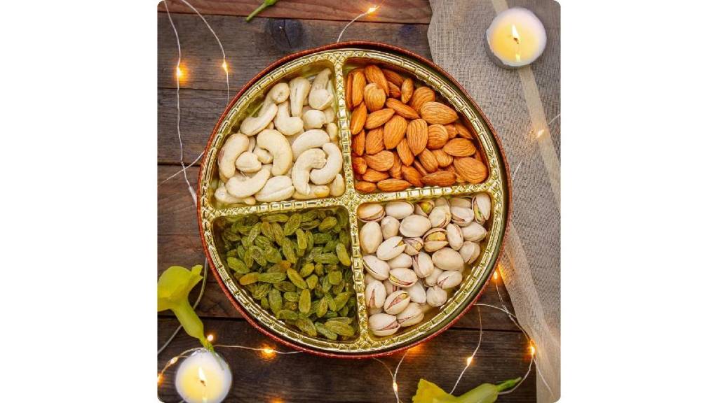 The trend of giving dry fruits as gifts during Diwali has increased