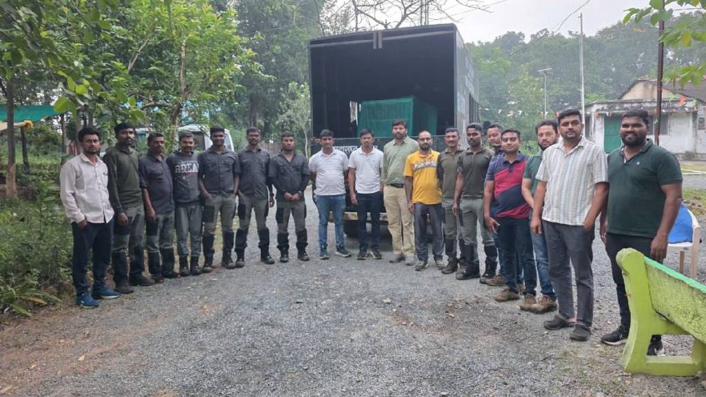 Tiger rescued and sent to Gorewada Rescue Center in Nagpur