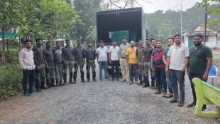 Tiger rescued and sent to Gorewada Rescue Center in Nagpur
