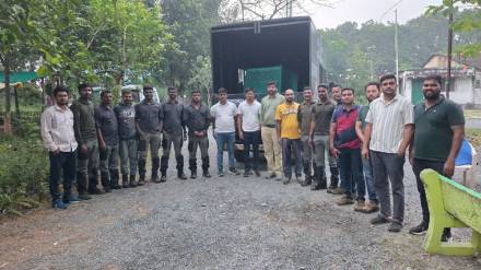 Tiger rescued and sent to Gorewada Rescue Center in Nagpur