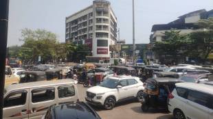 Traffic jam in Panvel before Diwali