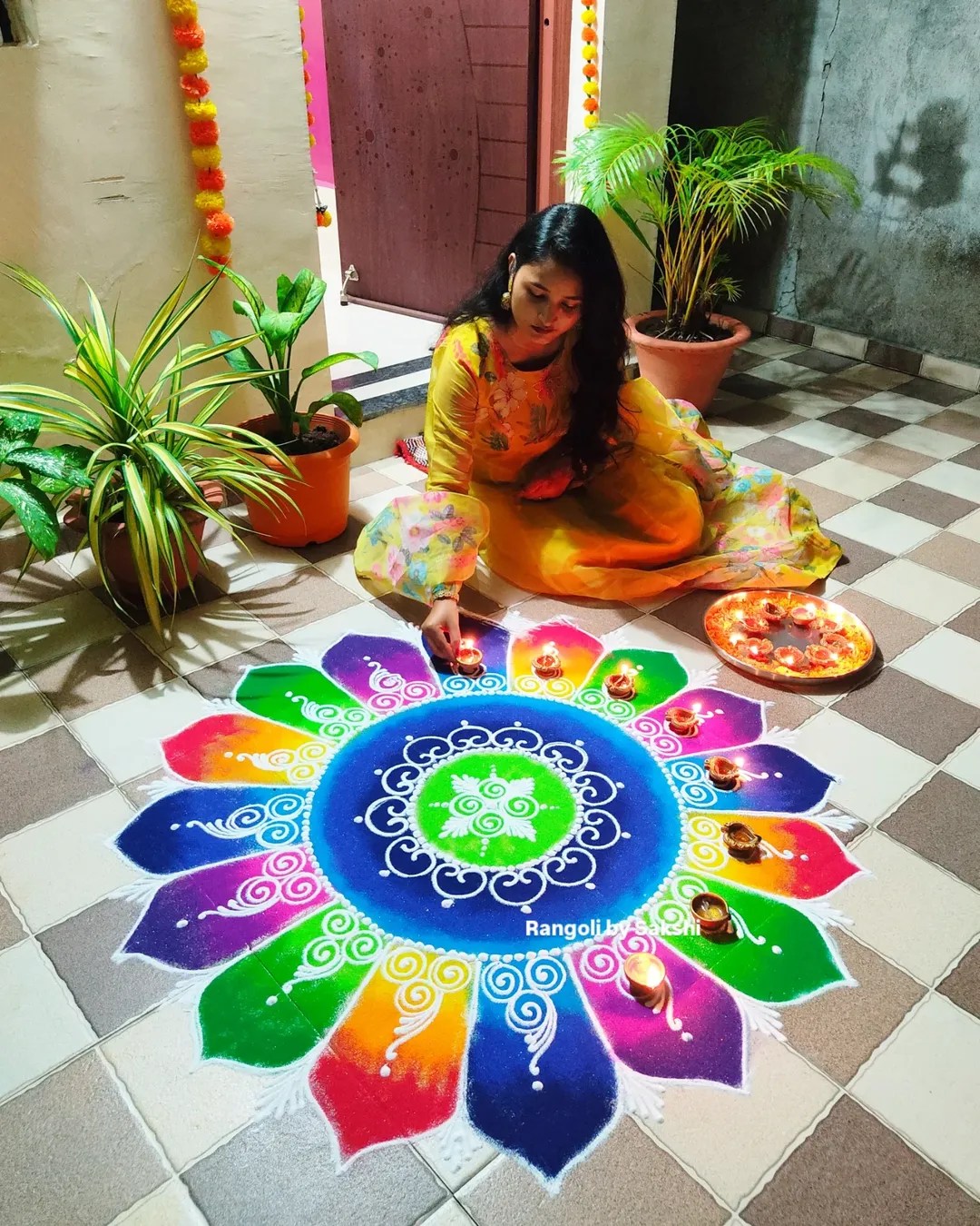 Tulsi Vivah 2025 Latest Rangoli Design