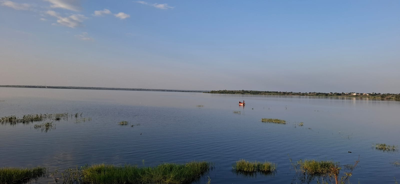 Ujani Dam Helicopter Fish