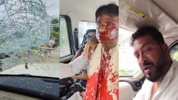 West Bengal BJP MP Khagen Murmu MLA Dr Shankar Ghosh attacked