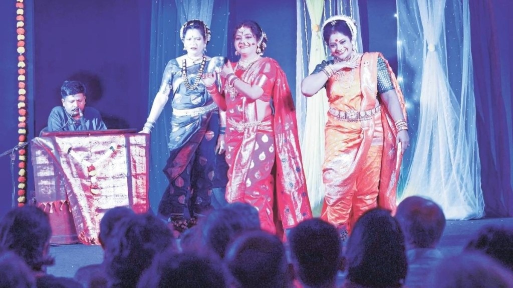 corporate cultural centers, lavani dance performance, Maharashtra theatre evolution, traditional performing arts, Mumbai cultural festivals, post-pandemic theatre revival, corporate sponsorship in arts, lavani music and dance