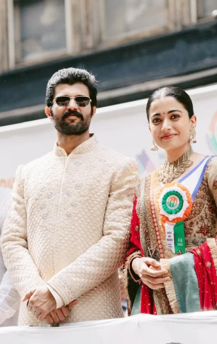 Rashmika Mandanna and actor Vijay Deverakonda engagement