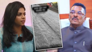 rutuja bagwe shares post about thane ghodbunder road condition and mention pratap sarnaik