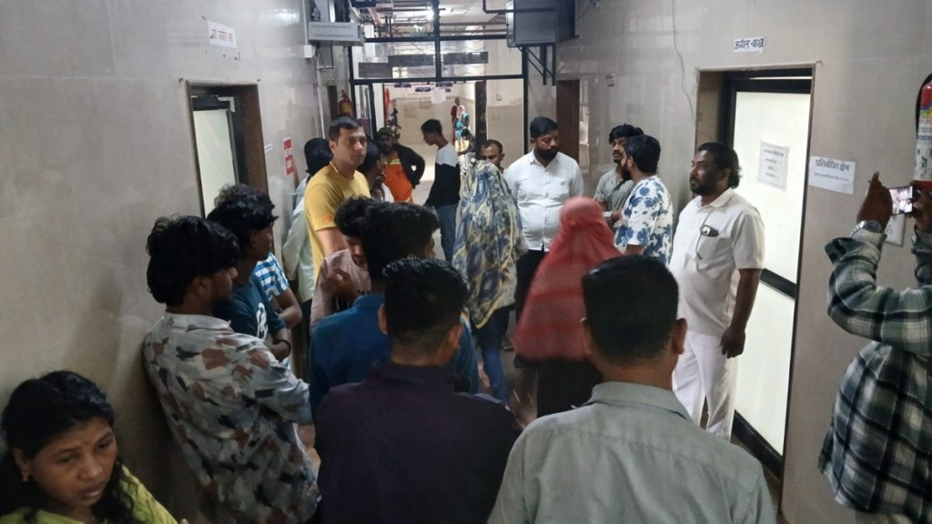 Nashik fire incident, tree cutter accident, Satpur Mahadev Wadi fire, fuel can fire Nashik, tree cutting hazards, emergency response Nashik, petrol-powered tree cutter accident,