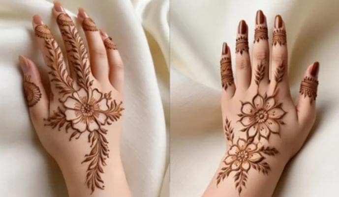 diwali mehndi design 2025