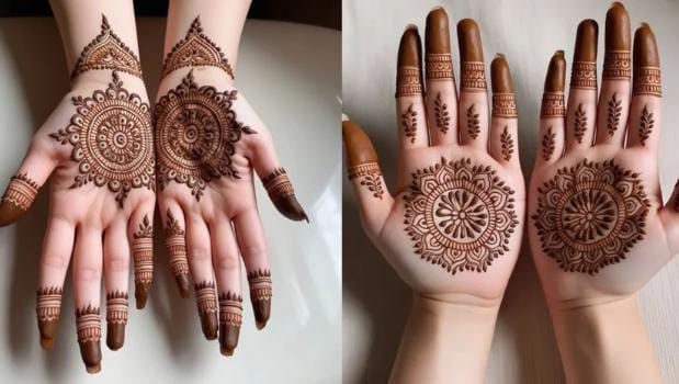diwali mehndi design 2025