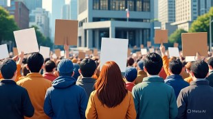 Karjat heavy rainfall impact, unorganized workers protest, Diwali grant for workers, government aid for laborers, job loss due to rain,