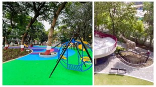 Nashik parks, Pramod Mahajan Park, Chhota Bheem park, Nashik jogging tracks, kids playground Nashik, CCTV parks Nashik, Nashik park renovation,