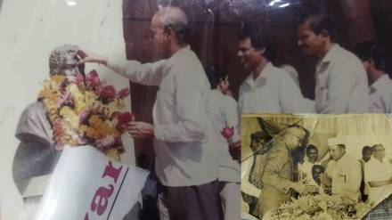 Y M Chavans statue in Ambernath city awaits honor Y M Chavans statue in Ambernath city awaits honor