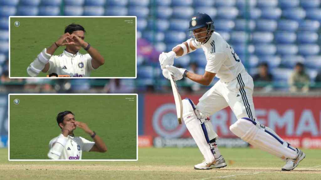 Yashasvi jaiswal 7th Century in IND vs WI 2nd Test