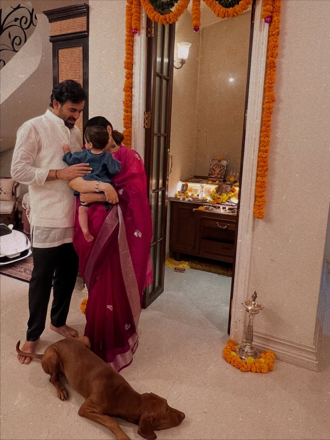 Diwali 2025 Zaheer khan Sagarika Ghatge