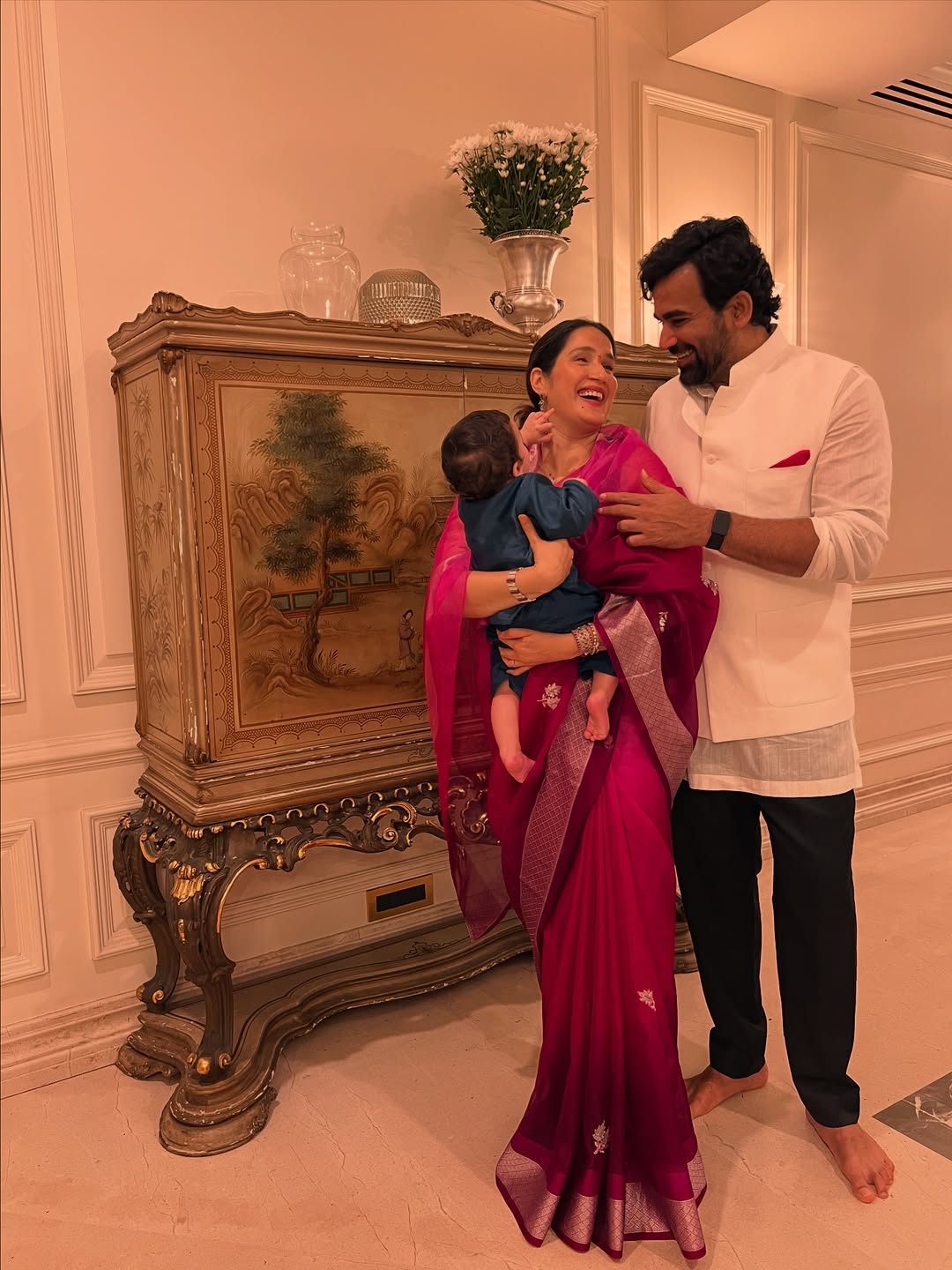 Diwali 2025 Zaheer khan Sagarika Ghatge