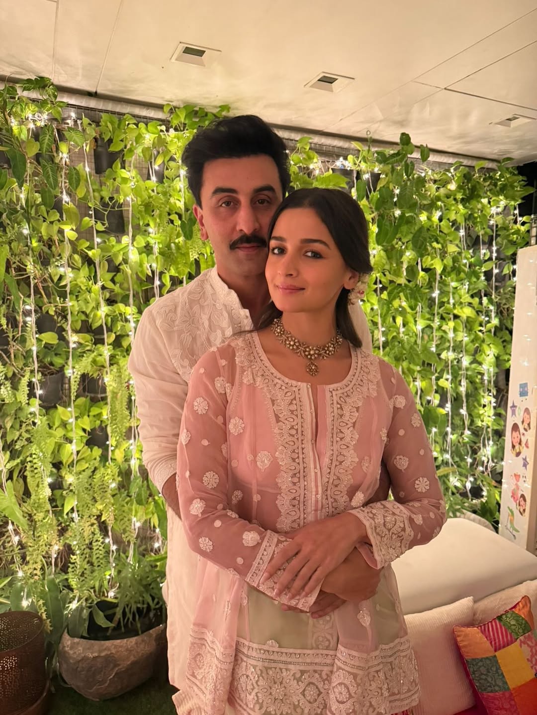 alia bhatt shares diwali celebration photo 3 year old raha painted diyas