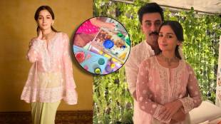 alia bhatt shares diwali celebration photo 3 year old raha painted diyas