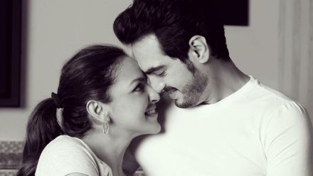 bollywood actress isha deol and ex husband bharat takhtani reunite after separation shares photo as family sunday