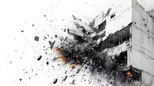 building collapses while demolishing unauthorized portion in Mahim Mumbai print news