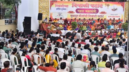 Election campaign event through Diwali gathering in nagpur Election campaign event through Diwali gathering in nagpur