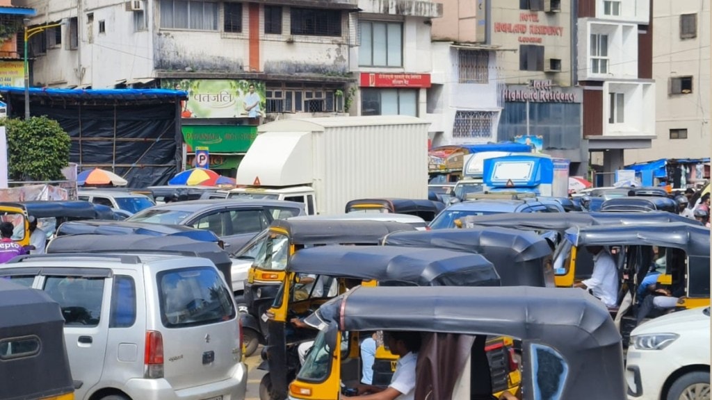 thane city traffic jam tembhi naka