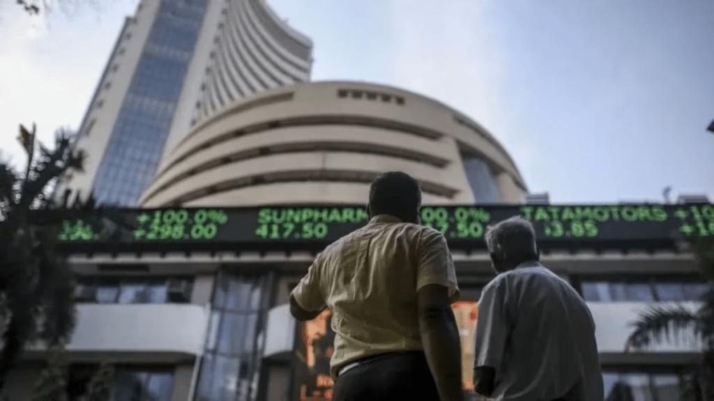 bank loan growth, Mumbai stock market, Nifty 25000, Sensex rise, private bank shares, quarterly loan report, stock market today, IT sector stocks,