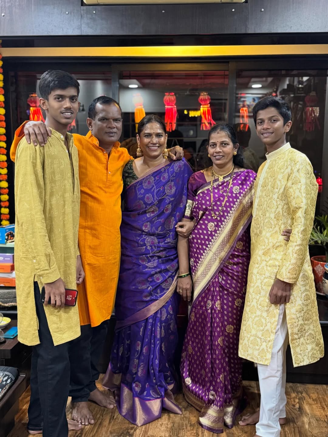 chhaya kadam mother statue