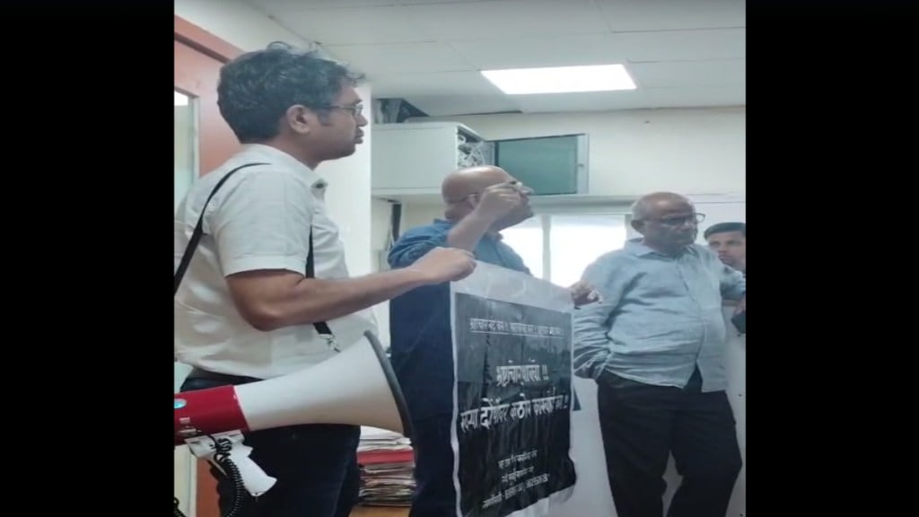 cidco registrar office corruption exposed navi mumbai citizens protest