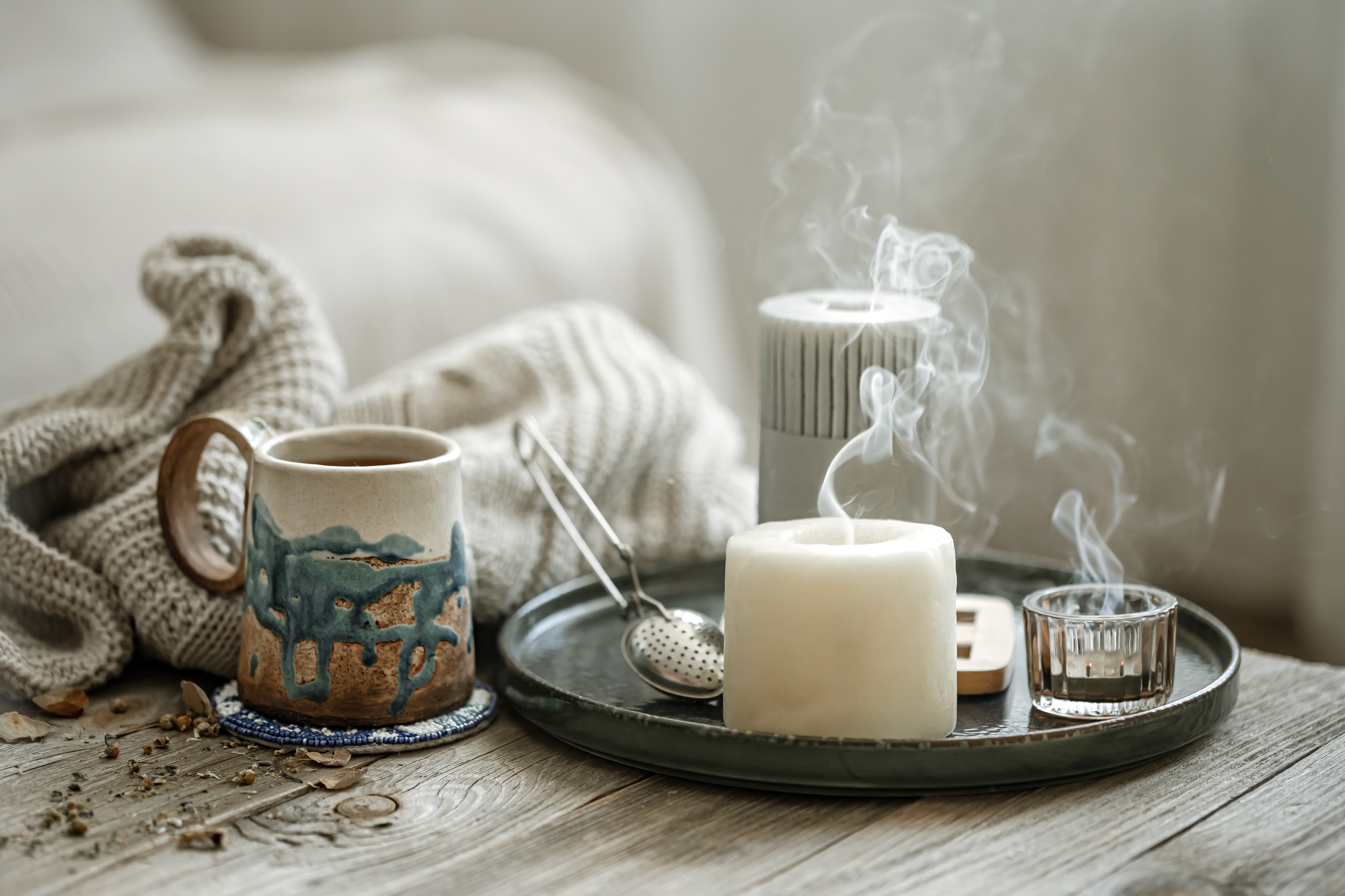 ‘throw out’ scented candles from your home