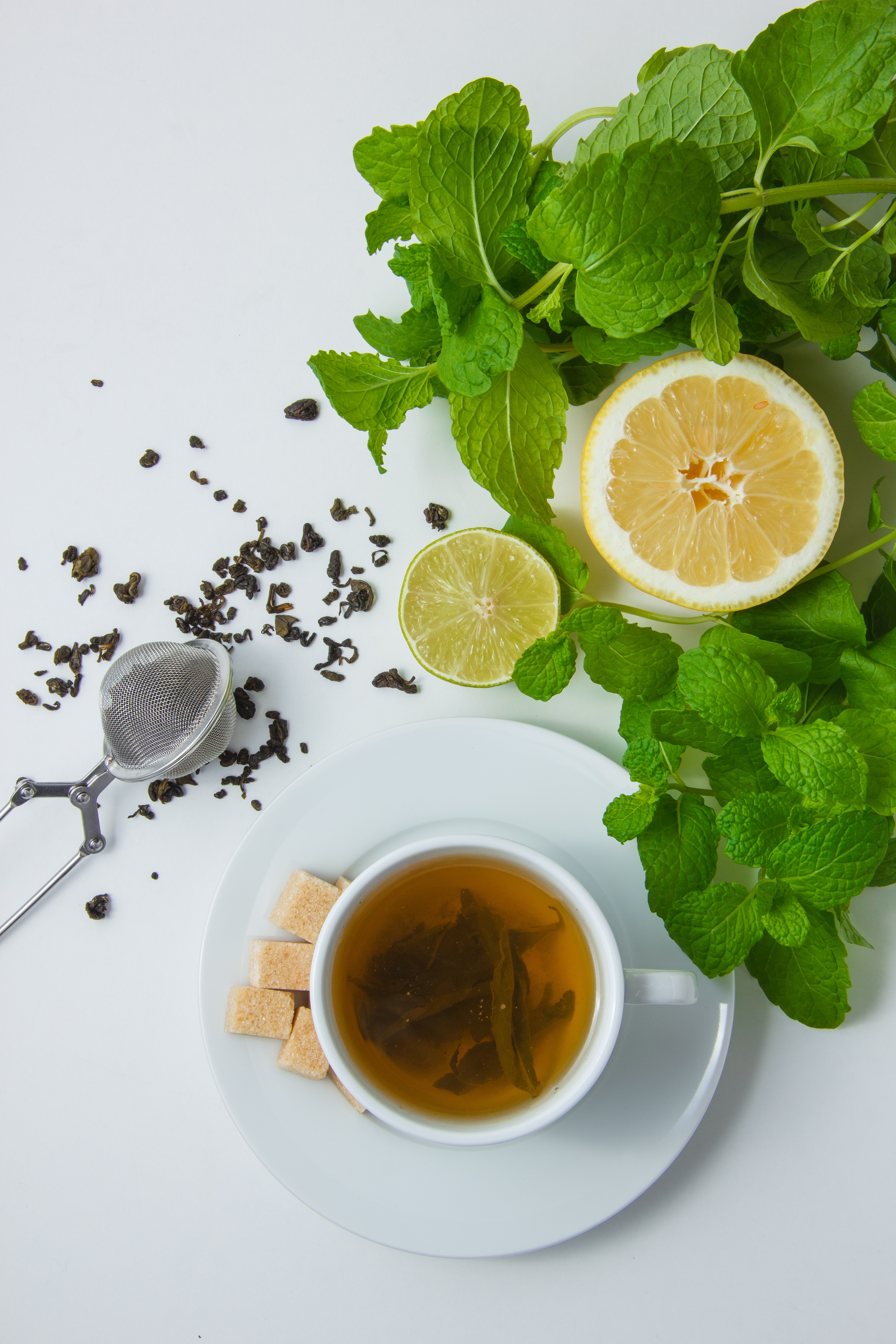 Herbal tea for headache relief