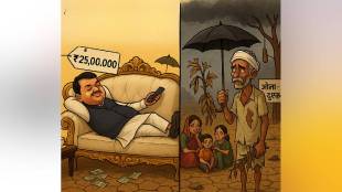 Bachchu Kadu criticizes Chief Minister Devendra Fadnavis by circulating a cartoon