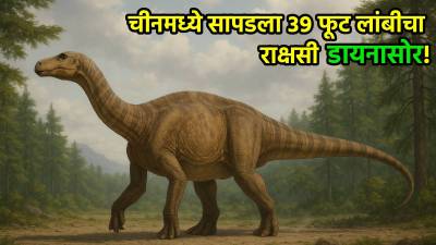 पृथ्वीवर परतला ज्युरासिक काळ! चीनमध्ये सापडला ३९ फूट लांबीचा राक्षसी डायनासोर
