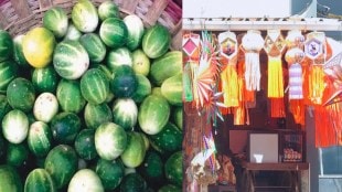Diwali festival Shrivardhan market decorated for shopping of various items