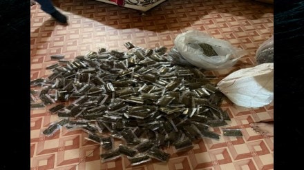drugs ganja sold in grocery general store in malegaon Nashik police raid
