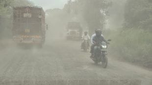 vasai virar roads covered in dust after rain stops citizens suffer pollution rises