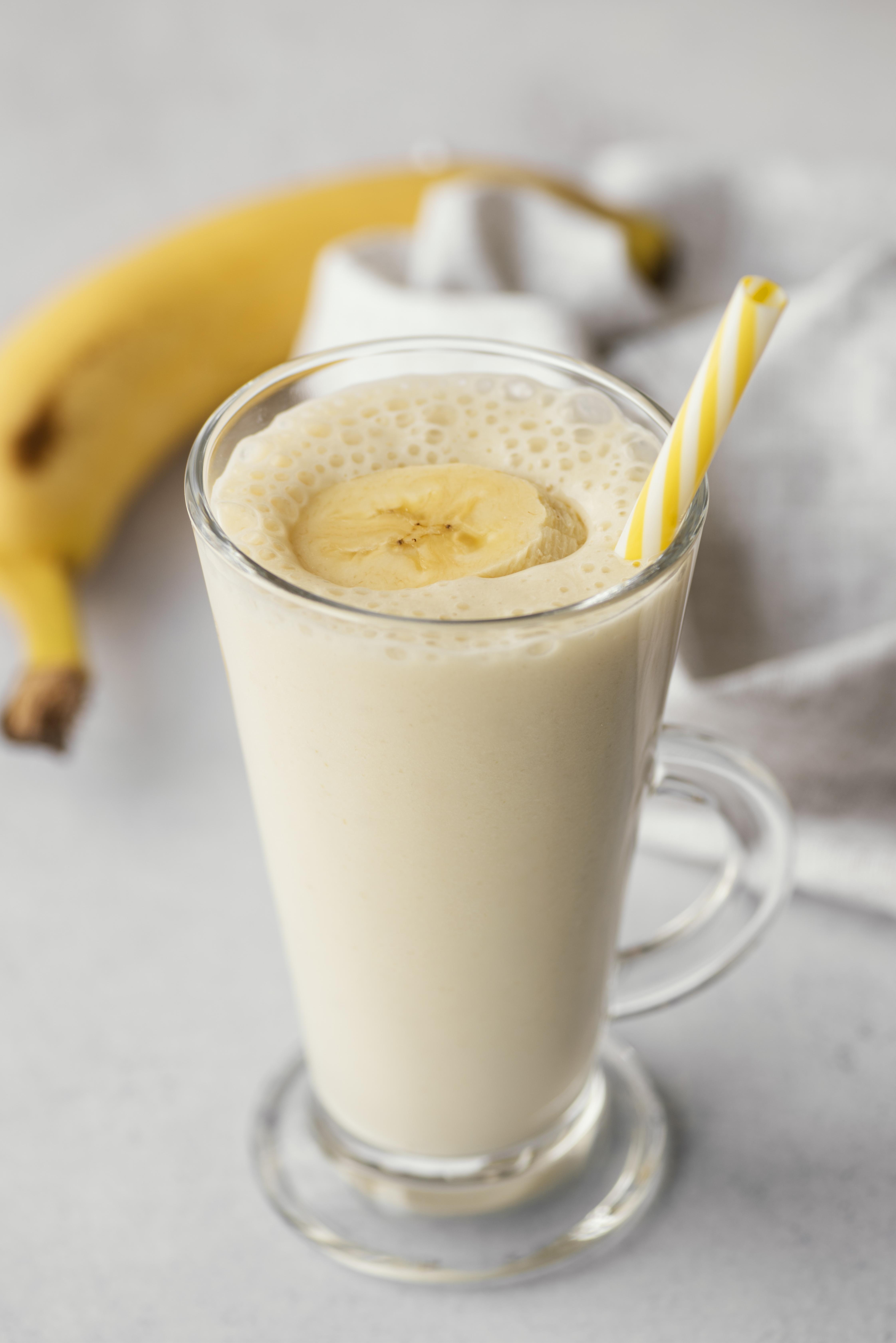 For young children, milk and banana are beneficial;