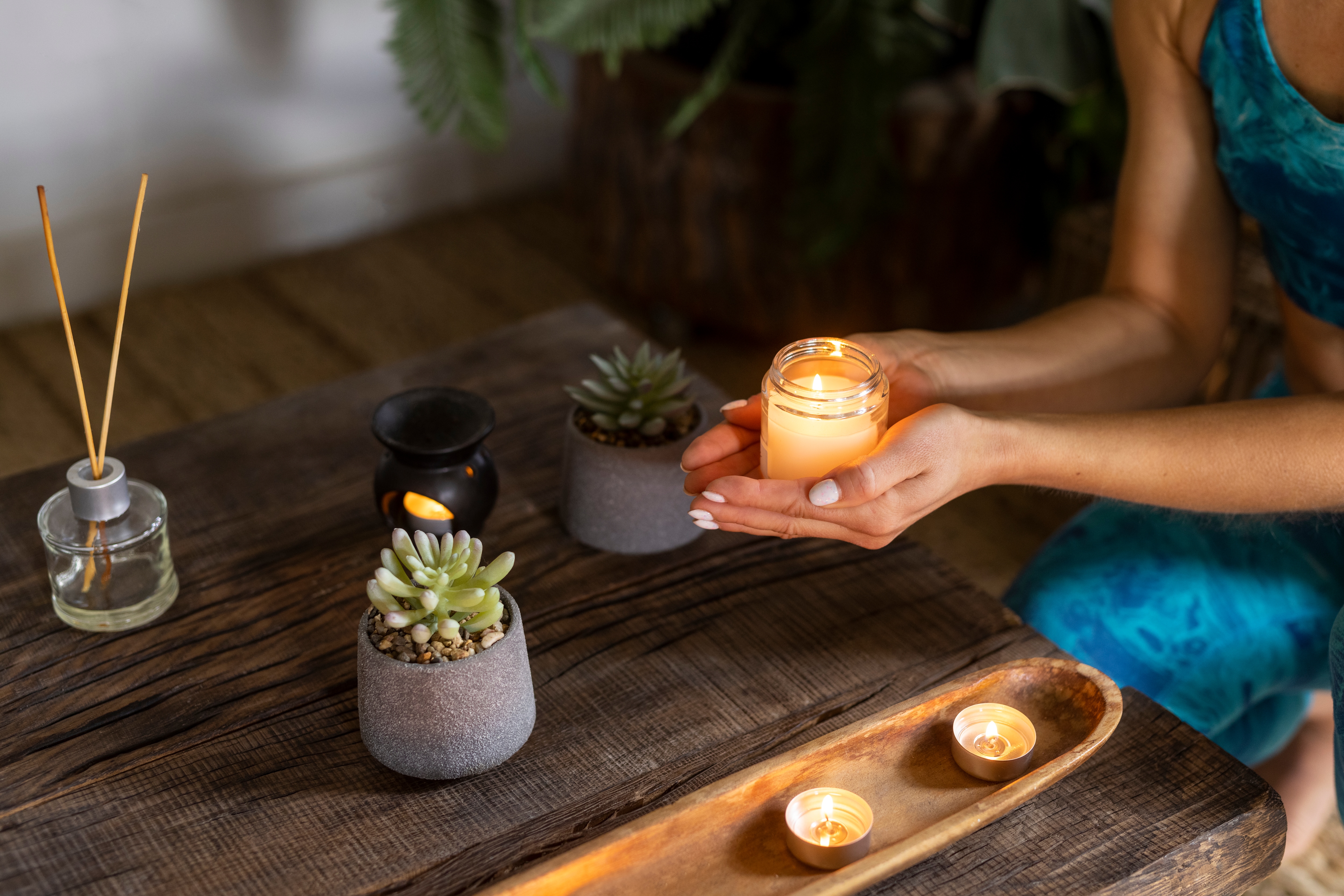 ‘throw out’ scented candles from your home