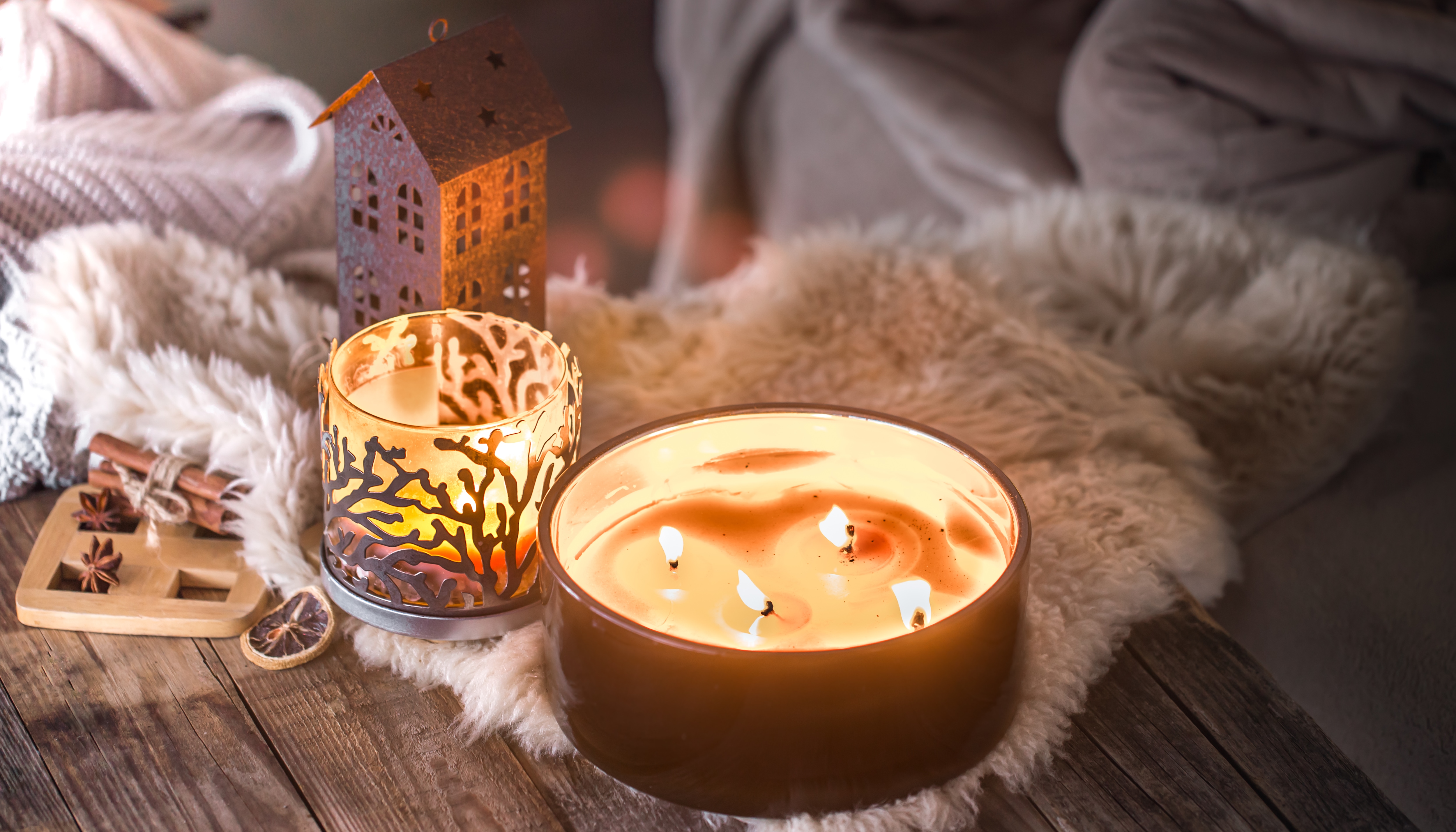 ‘throw out’ scented candles from your home